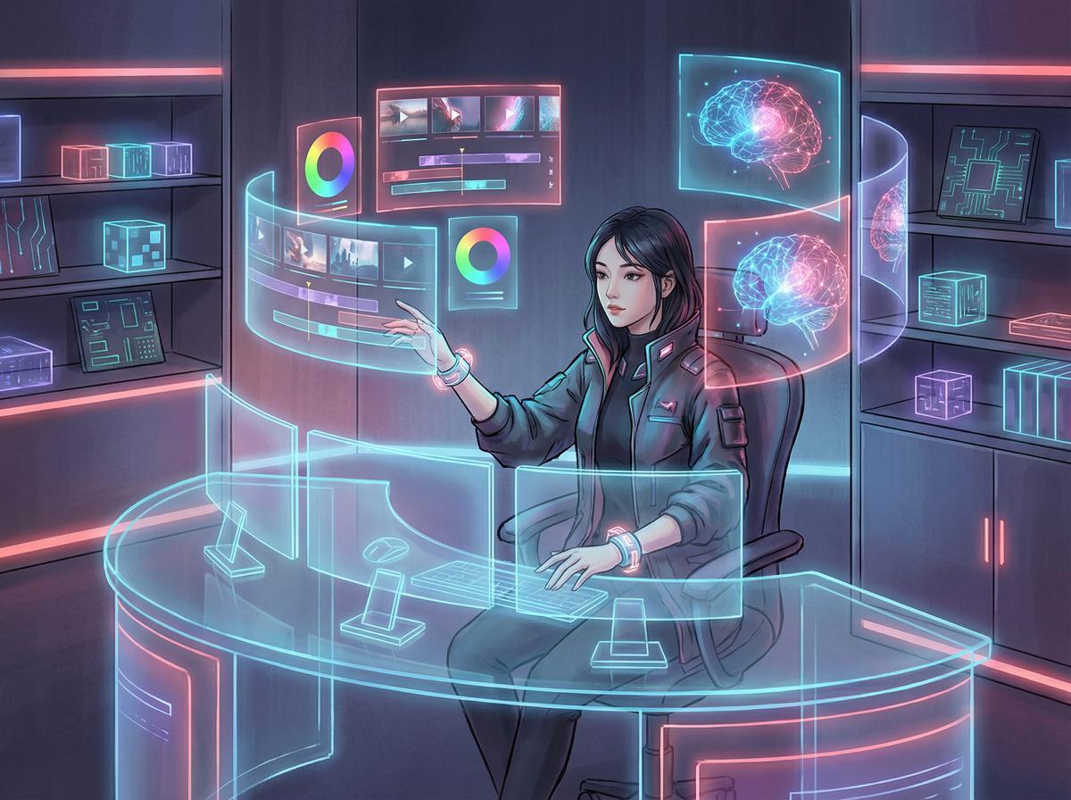 抖音风AI修图与传媒剪辑